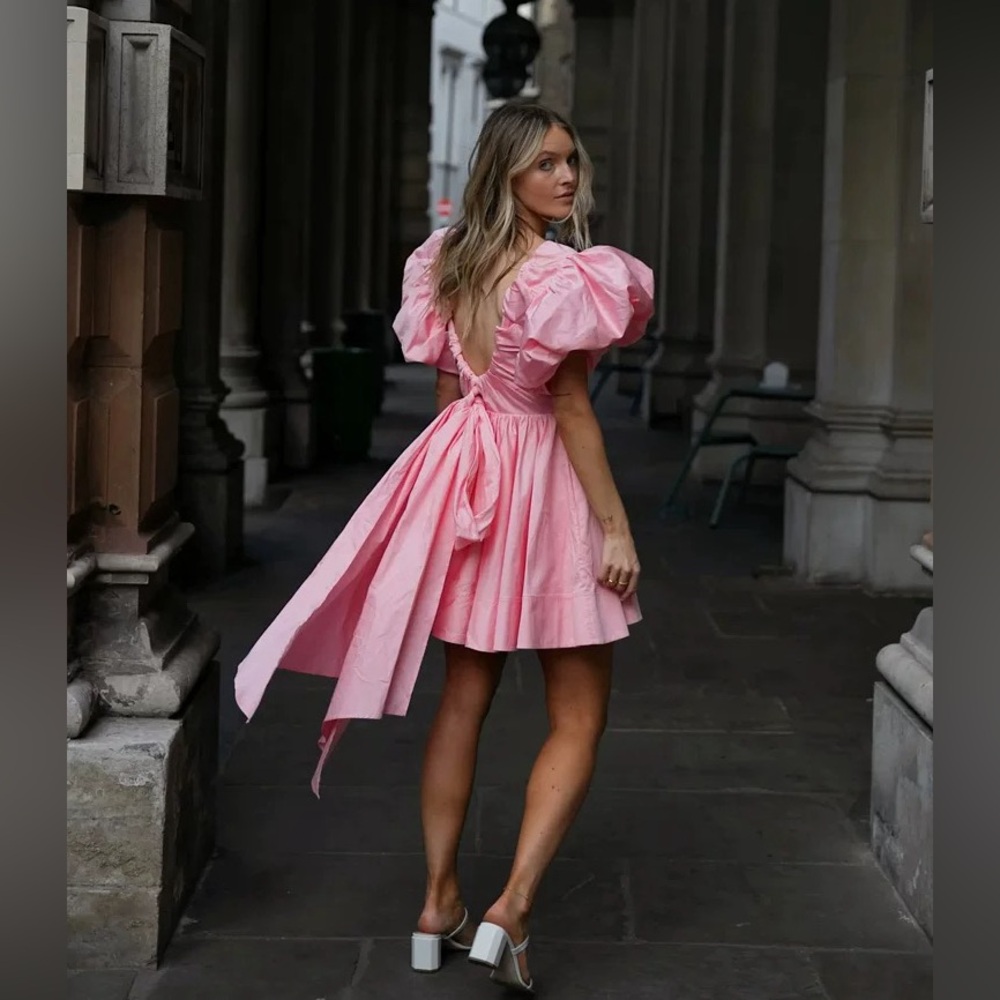 Aje pink dress